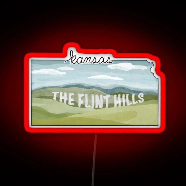 The Flint Hills RGB Neon Sign