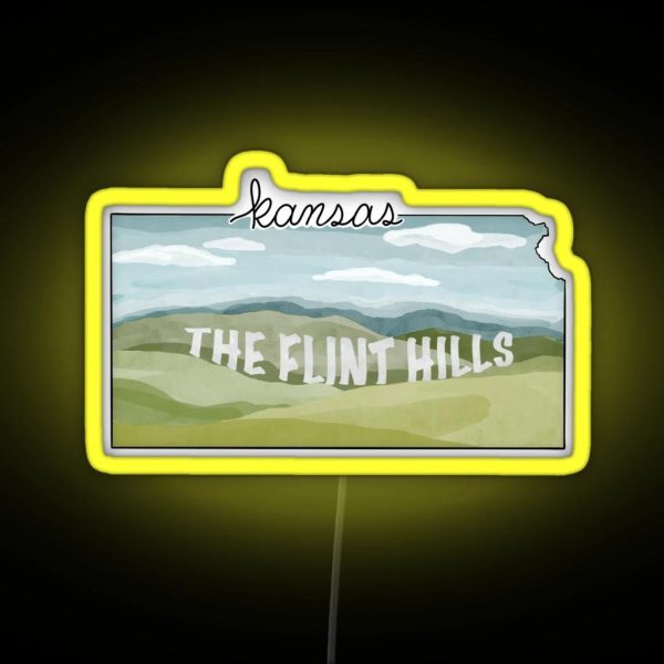 The Flint Hills RGB Neon Sign