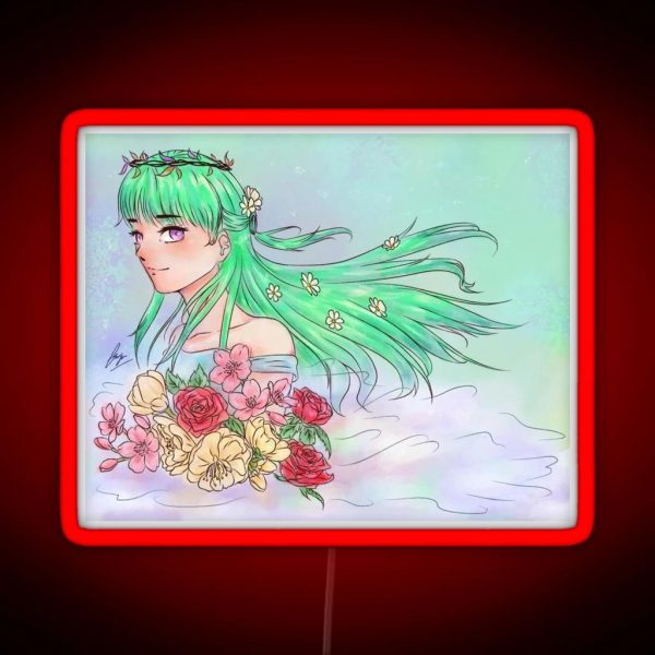 The Flowers Angel RGB Neon Sign