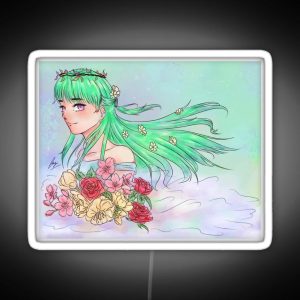 The Flowers Angel RGB Neon Sign