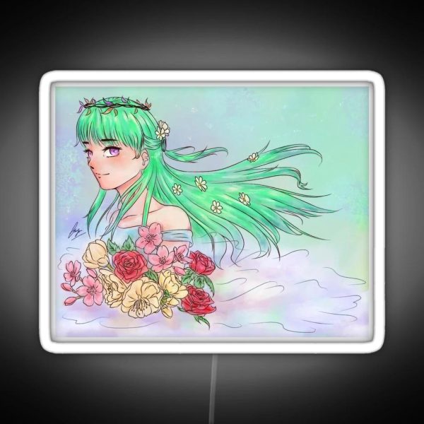 The Flowers Angel RGB Neon Sign