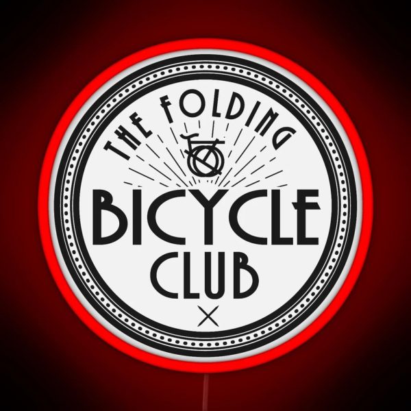 The Folding Bicycle Club Logo RGB Neon Sign