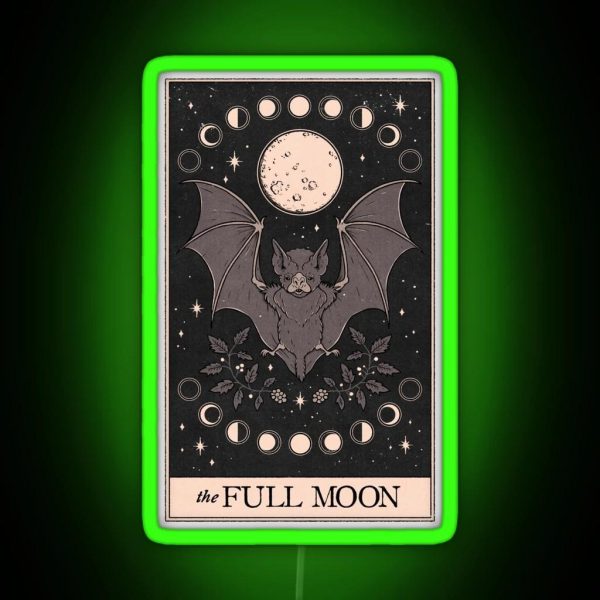 The Full Moon RGB Neon Sign