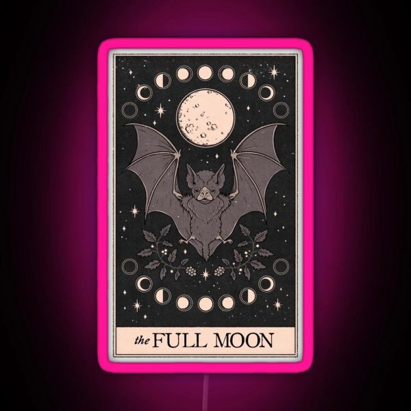 The Full Moon RGB Neon Sign