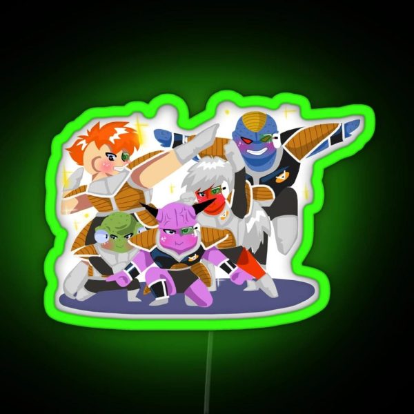 The Ginyu Force RGB Neon Sign