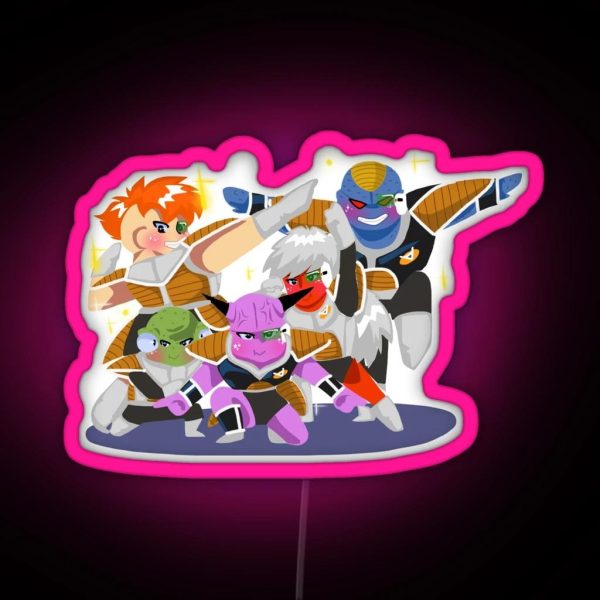 The Ginyu Force RGB Neon Sign