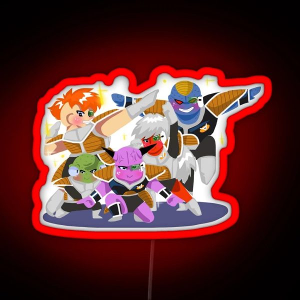 The Ginyu Force RGB Neon Sign