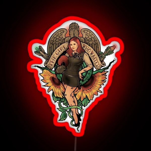 The Girl Who Waited RGB Neon Sign