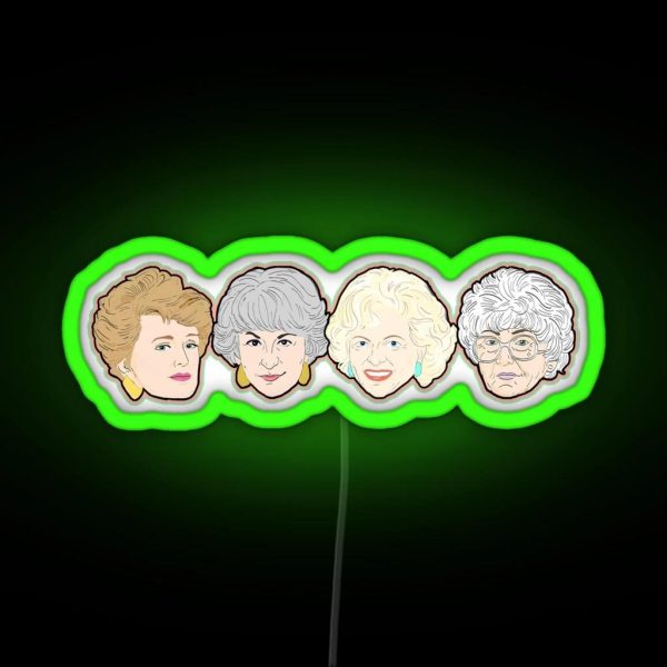 The Golden Girls RGB Neon Sign