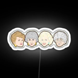 The Golden Girls RGB Neon Sign