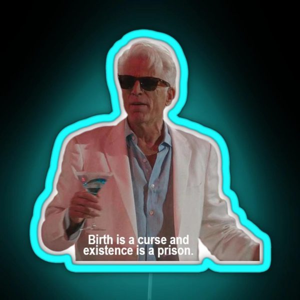The Good Place Birth Is A Curse RGB Neon Sign