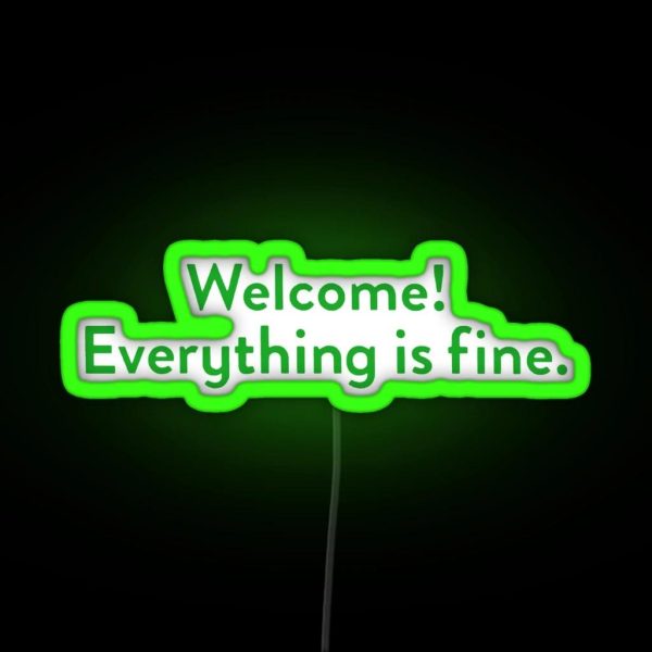 The Good Place Welcome Wall RGB Neon Sign
