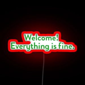 The Good Place Welcome Wall RGB Neon Sign