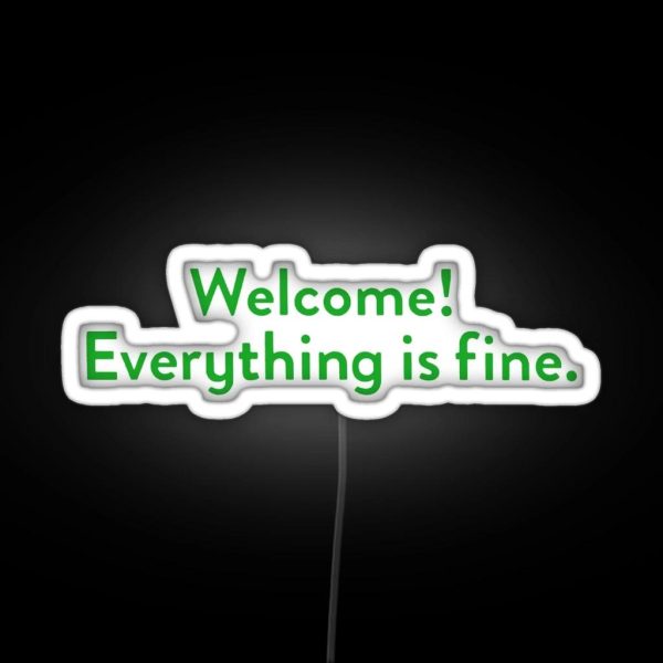 The Good Place Welcome Wall RGB Neon Sign