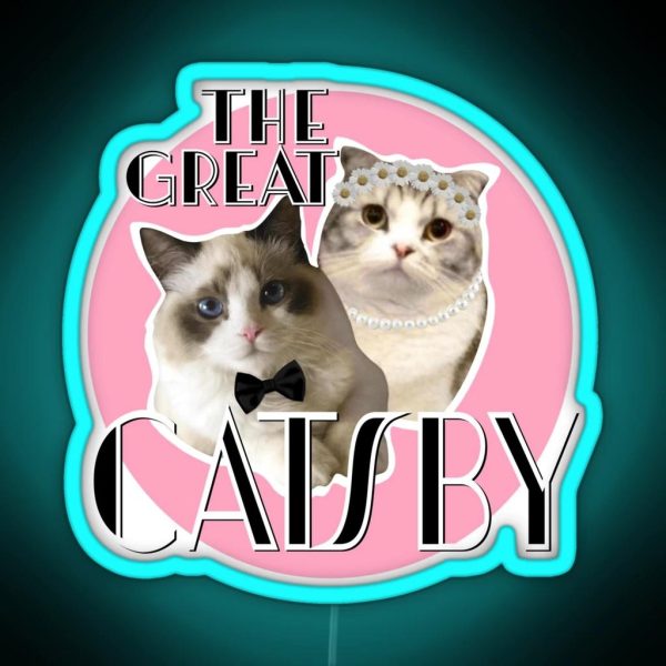 The Great Catsby RGB Neon Sign
