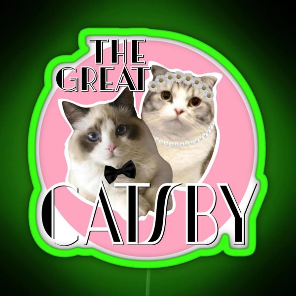 The Great Catsby RGB Neon Sign
