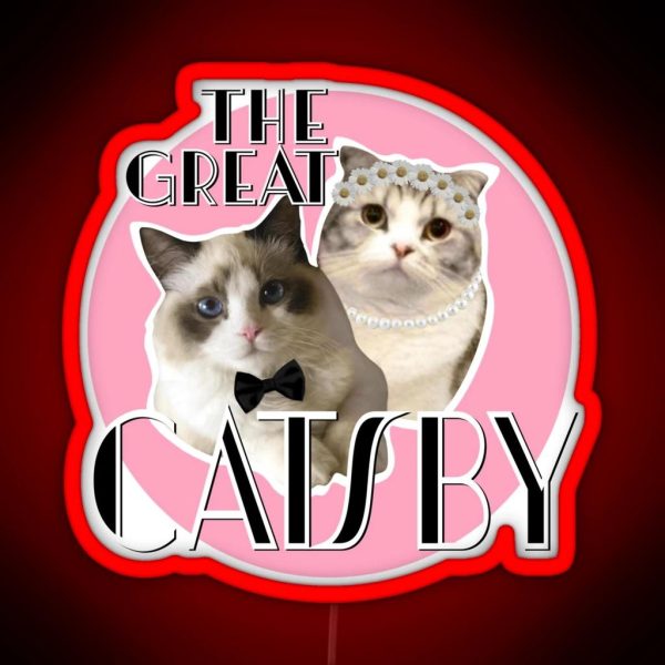 The Great Catsby RGB Neon Sign