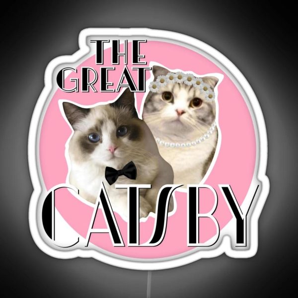 The Great Catsby RGB Neon Sign