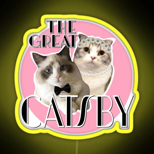 The Great Catsby RGB Neon Sign