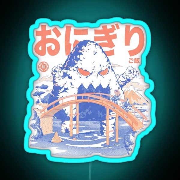 The Great Onigiri RGB Neon Sign