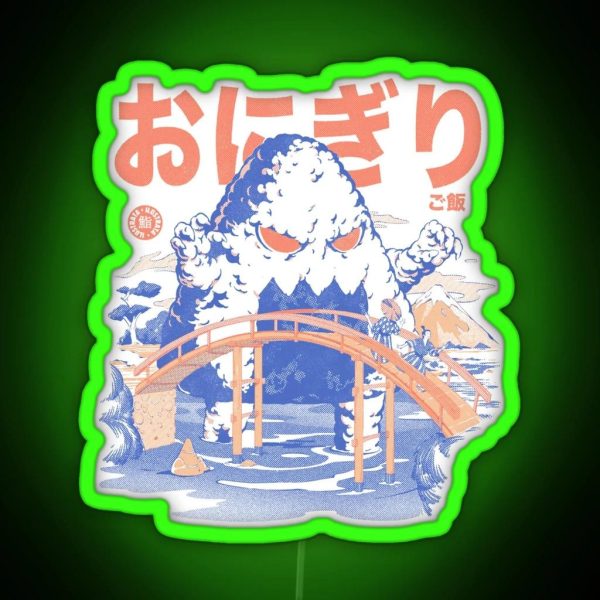 The Great Onigiri RGB Neon Sign