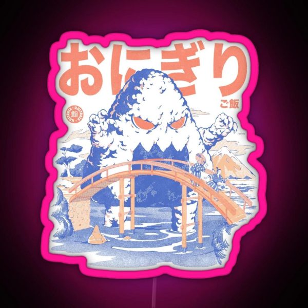 The Great Onigiri RGB Neon Sign