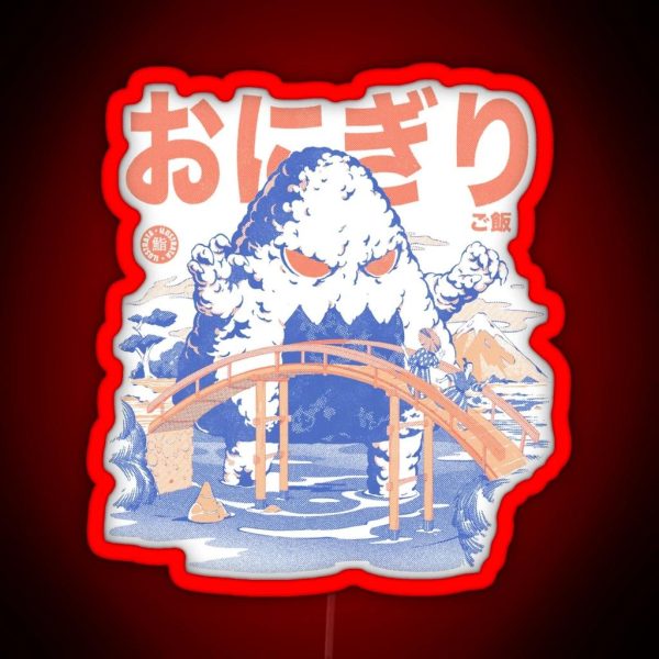 The Great Onigiri RGB Neon Sign