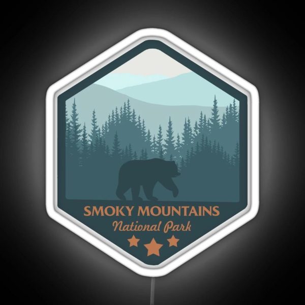 The Great Smoky Mountains National Park RGB Neon Sign