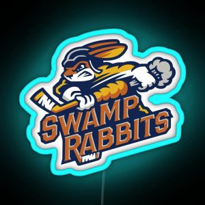 The Greenville Swamp Rabbits RGB Neon Sign