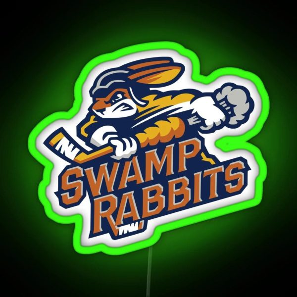 The Greenville Swamp Rabbits RGB Neon Sign