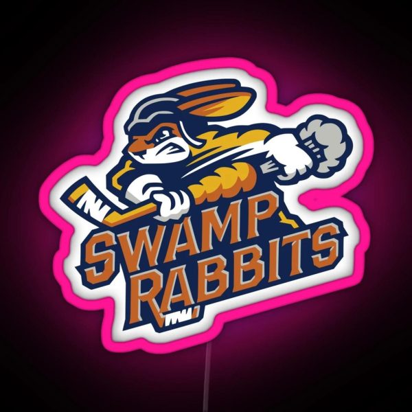 The Greenville Swamp Rabbits RGB Neon Sign