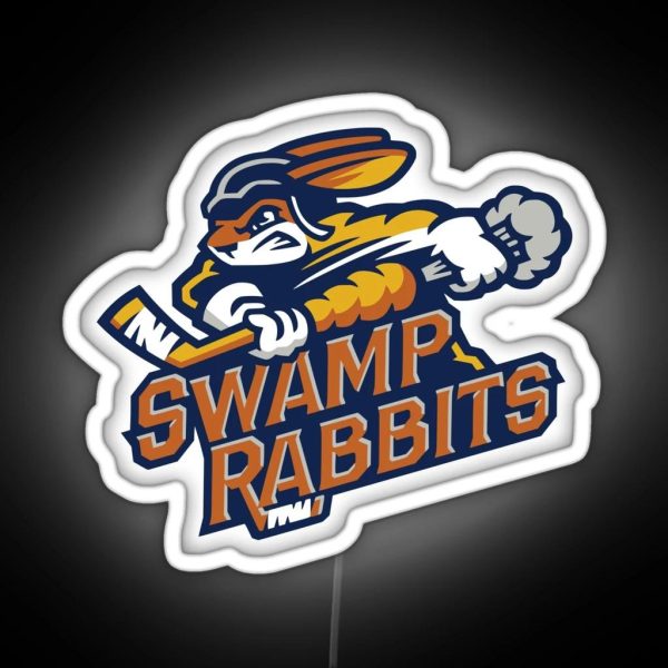 The Greenville Swamp Rabbits RGB Neon Sign