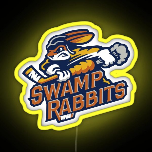 The Greenville Swamp Rabbits RGB Neon Sign