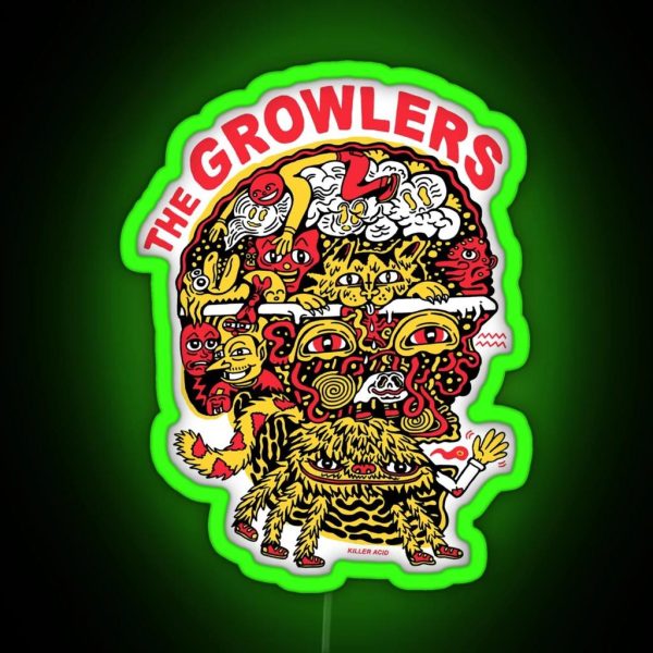 The Growlers 2018 RGB Neon Sign