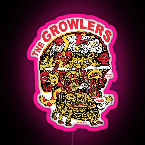 The Growlers 2018 RGB Neon Sign