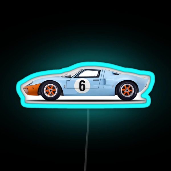 The GT40 RGB Neon Sign