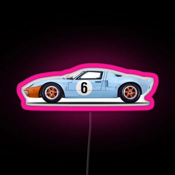 The GT40 RGB Neon Sign