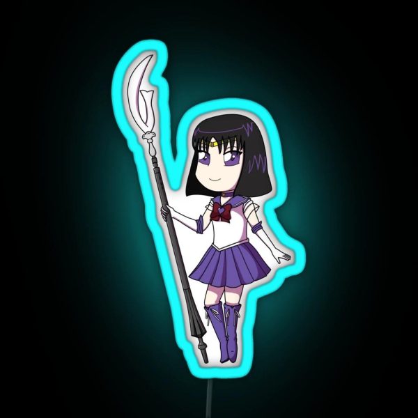The Guardian Of Saturn Clean Version 1 RGB Neon Sign