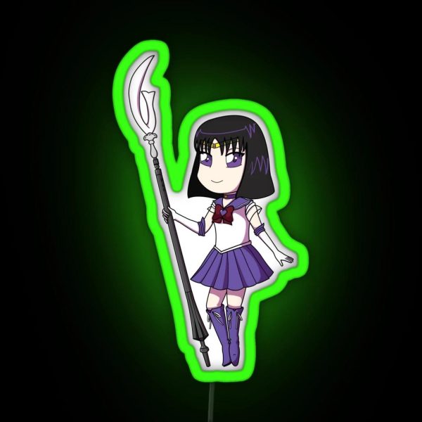 The Guardian Of Saturn Clean Version 1 RGB Neon Sign