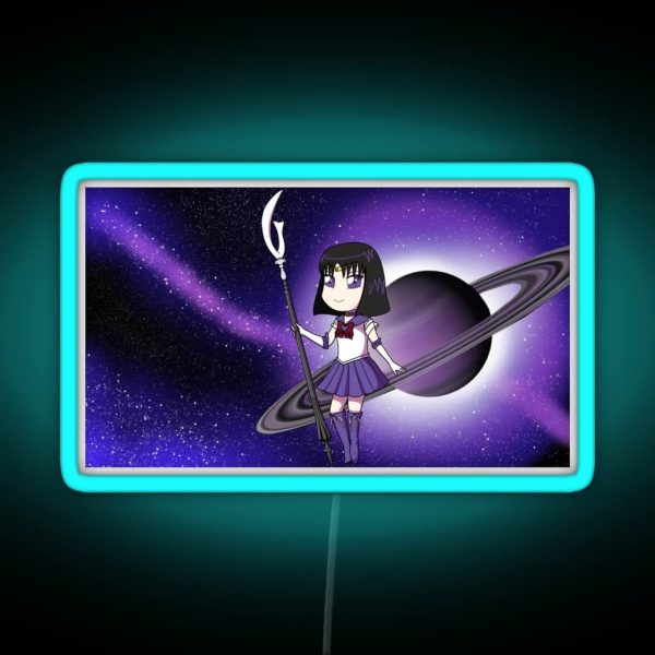 The Guardian Of Saturn RGB Neon Sign