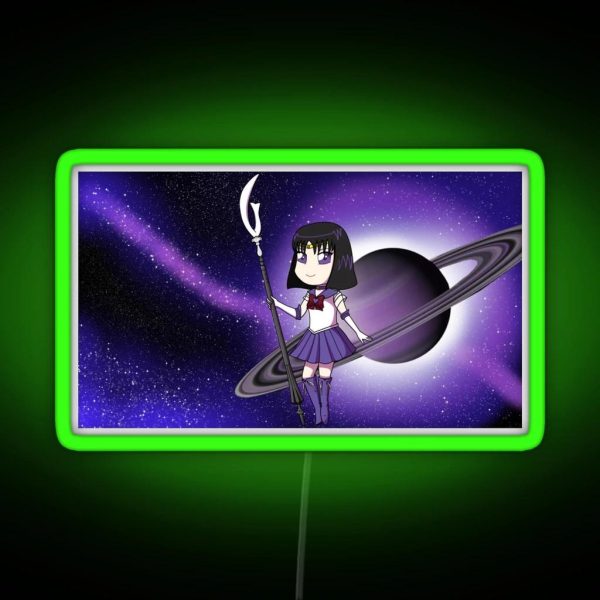 The Guardian Of Saturn RGB Neon Sign