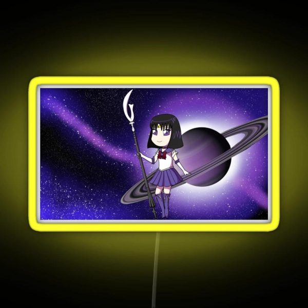 The Guardian Of Saturn RGB Neon Sign