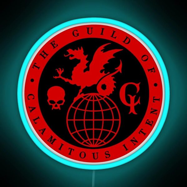 The Guild Of Calamitous Intent Logo RGB Neon Sign