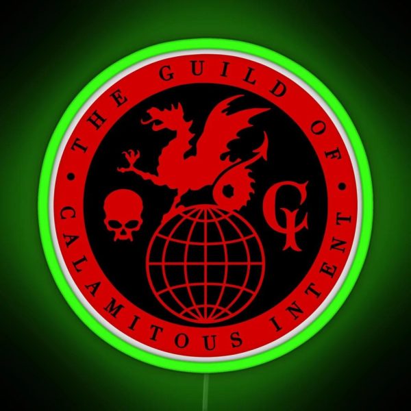 The Guild Of Calamitous Intent Logo RGB Neon Sign