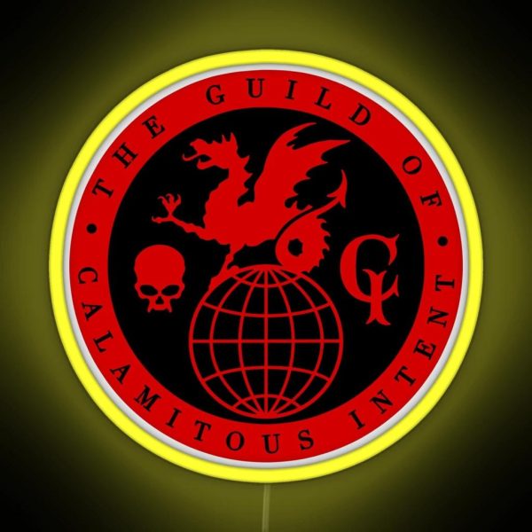The Guild Of Calamitous Intent Logo RGB Neon Sign