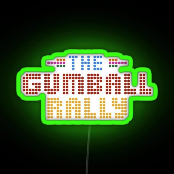 The Gumball Rally RGB Neon Sign