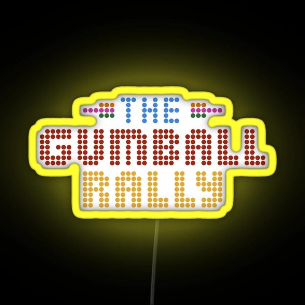 The Gumball Rally RGB Neon Sign