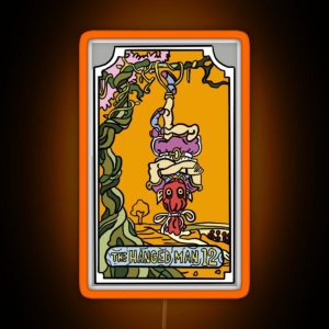 The Hanged Man Jojo Tarot Card RGB Neon Sign