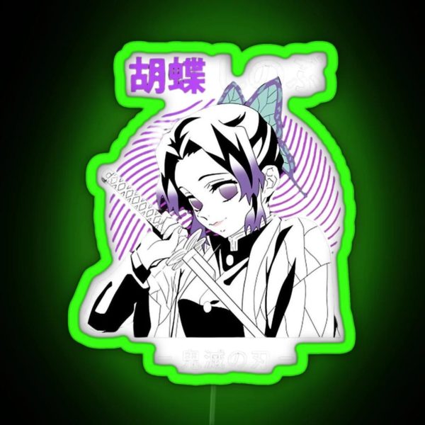 The Insect Hashira Shinobu Kocho RGB Neon Sign