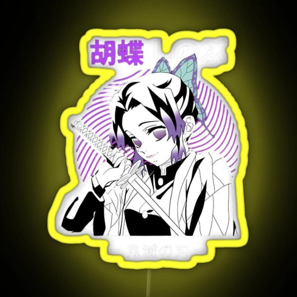 The Insect Hashira Shinobu Kocho RGB Neon Sign